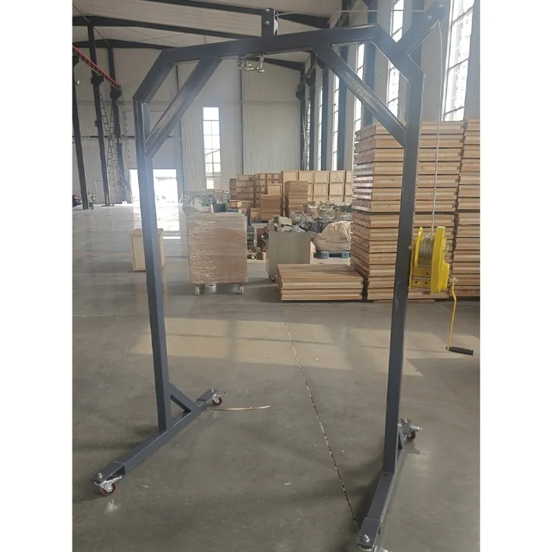 Gantry crane electric vehicle lifting mobile assembly dismantling front wheel front shock absorption lift