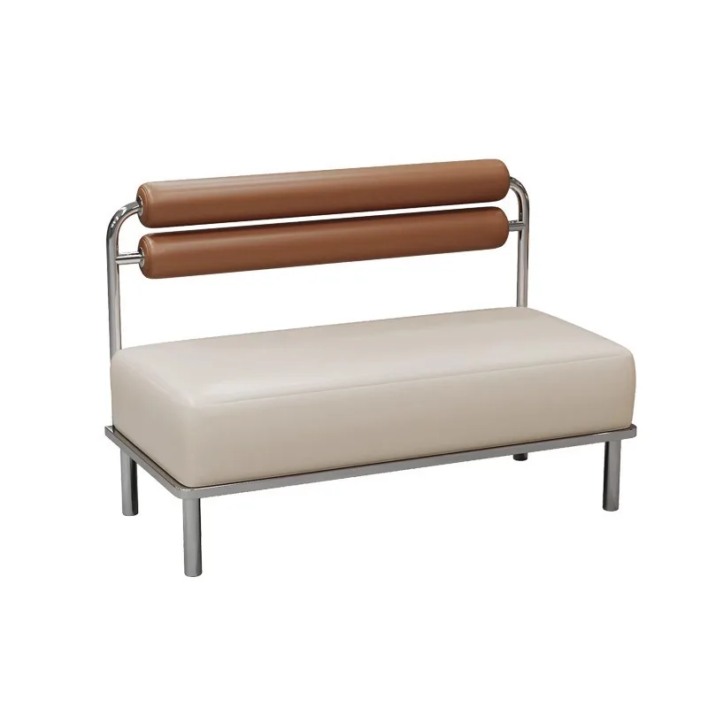 

Stainless steel wall card seat sofa industrial style theme restaurant barbecue hot pot restaurant tables and chairs