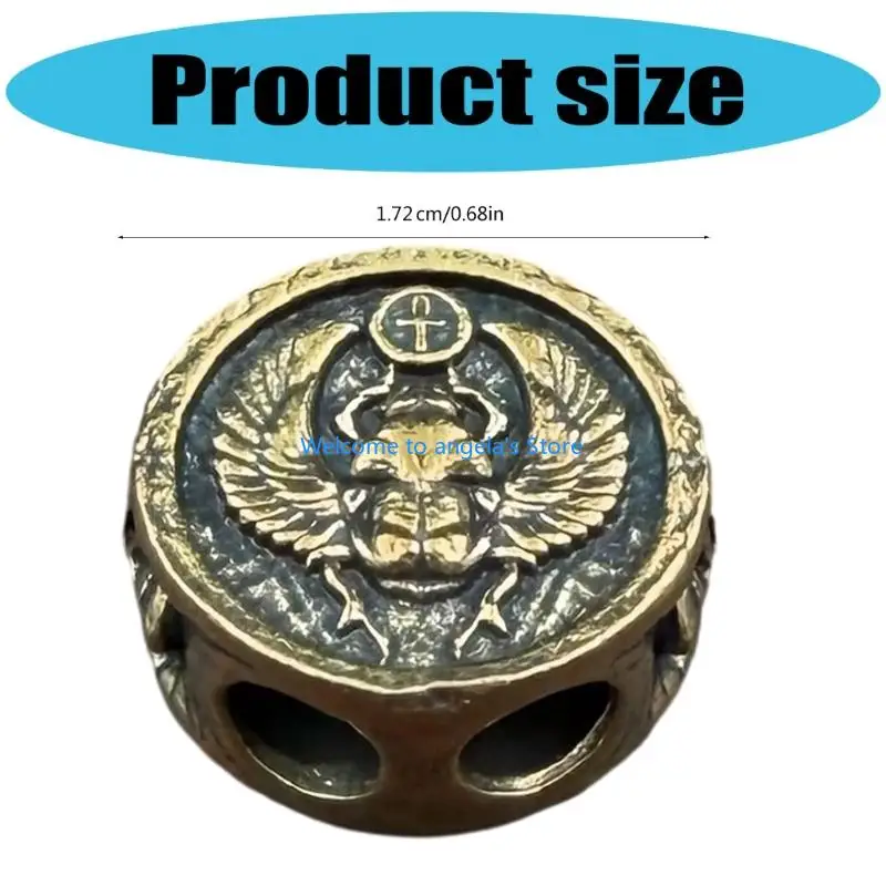 Colgante con forma insecto X4YC para collares, joyería y proyectos Paracord