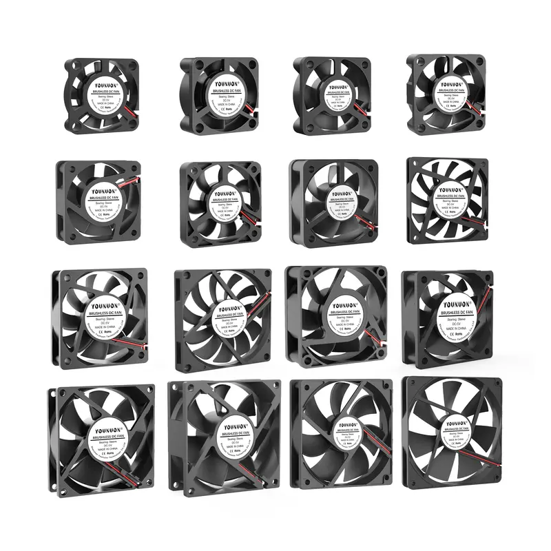 4010 12025 8010 30mm dc 5V 12V 24V Cooling Fan Brushless Motor Case 40MM 50MM 60MM 70MM 80MM 90MM 120MM for 3D print 2PIN - Image 4