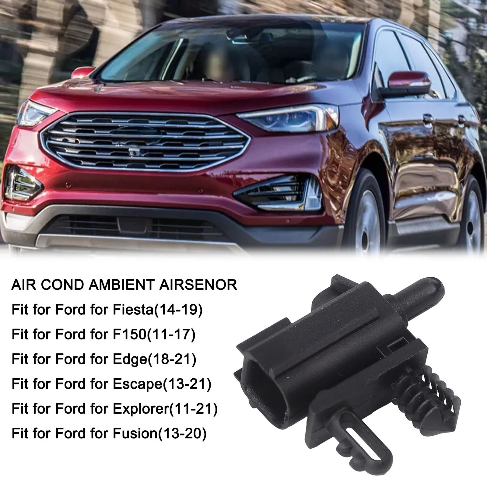 Car Temperature Sensor Ambient Air Conditioning Outside Air Sensor Replacement For Ford 2012-On 5090031 Automotive Sensors