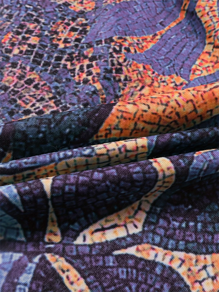 Plus Size 5XL t-shirt da donna O collo estate manica corta top stampa floreale abbigliamento donna oversize moda femminile Streetwear