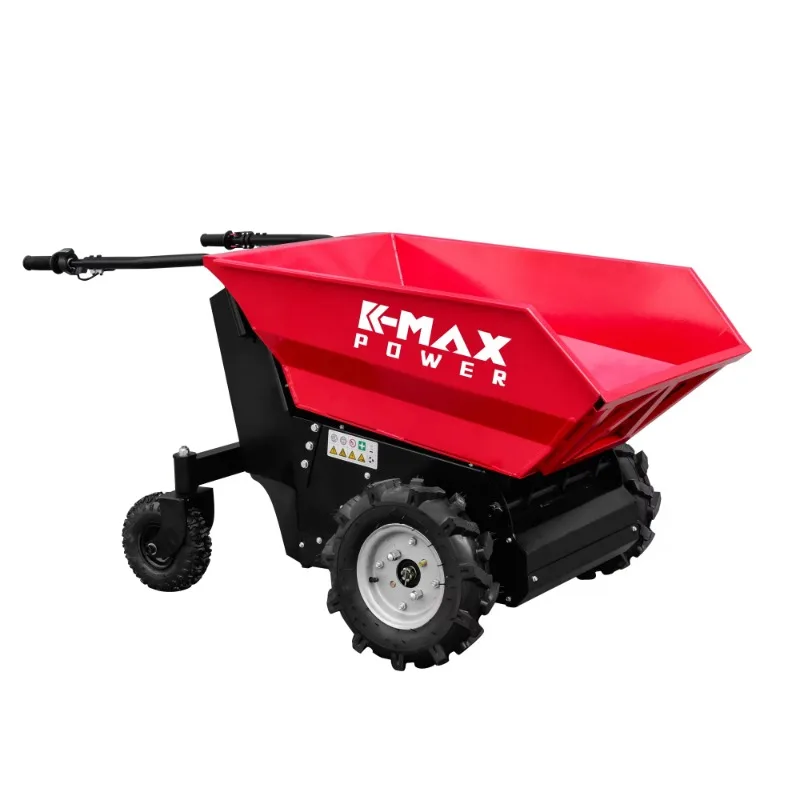 CE Certified 48V 20Ah 500kg Load Capacity Rubber Tracked Agricultural Mini Hand Truck   Mini Dumper