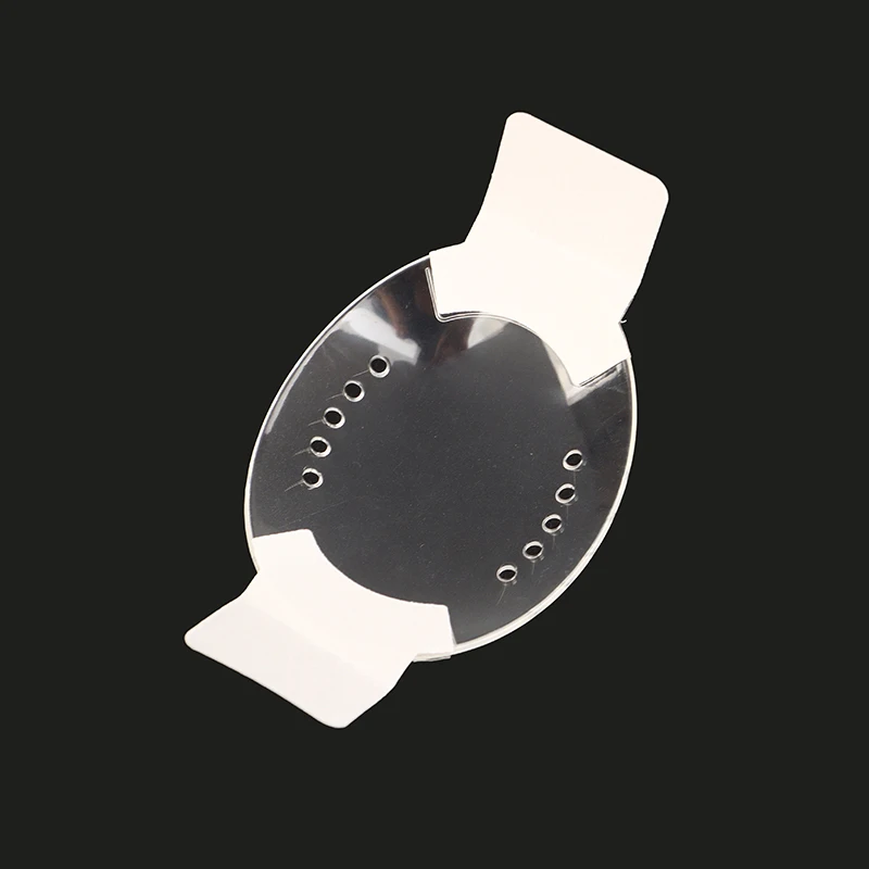 Fotografia 6: Protetor ocular de plástico transparente autoadesivo, com 10 furos necessários após cirurgia oftálmica, prevenção de colisão, proteção para os olhos