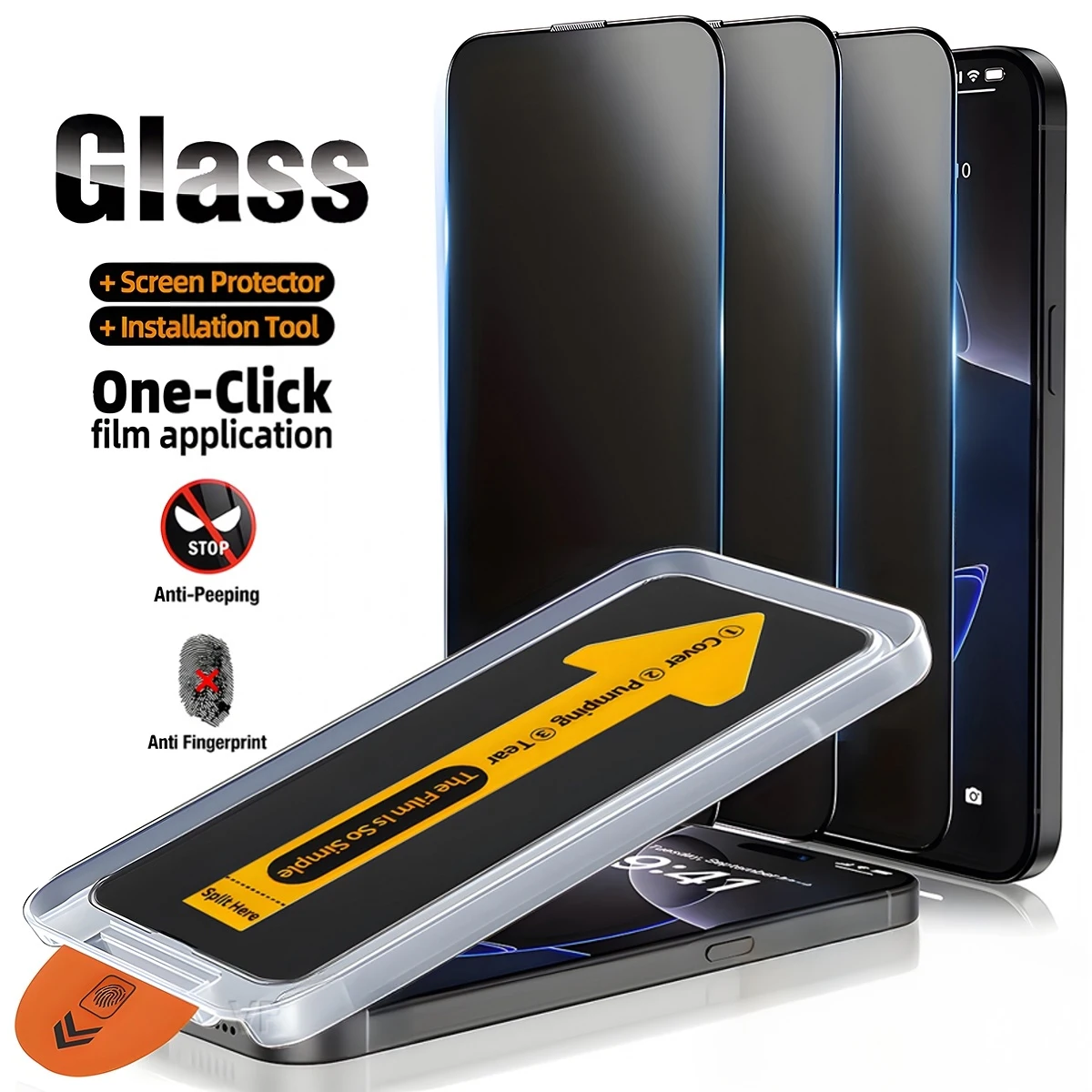Privacy Tempered Glass Screen Protector For Samsung Galaxy S23 S22 Plus S26 S25 Edge S20 S21 FE S24 Ultra Anti Peep Spy Film