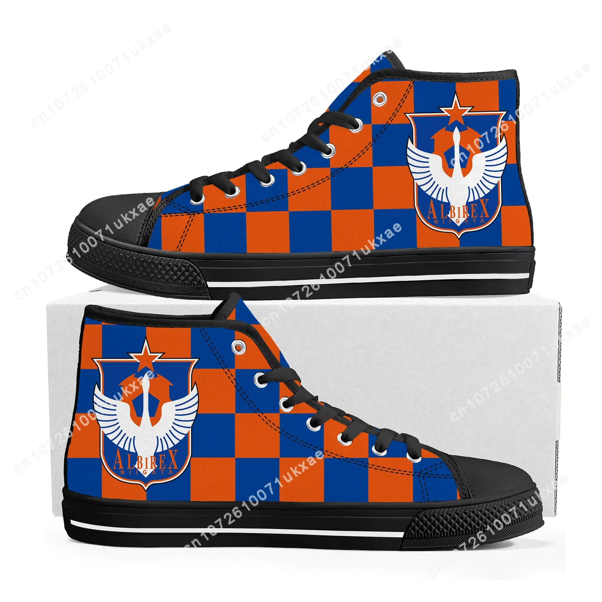 アルビレックス Albirex Football High Top High Quality Sneakers Mens Womens Teenager Canvas Sneaker Casual Custom Made Shoes Customize