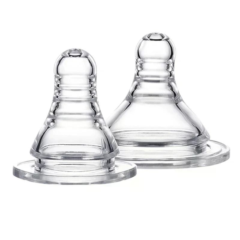

Natural Flexible Soft Silicone Pacifier Nipple Replacement Feeding Milk Bottle