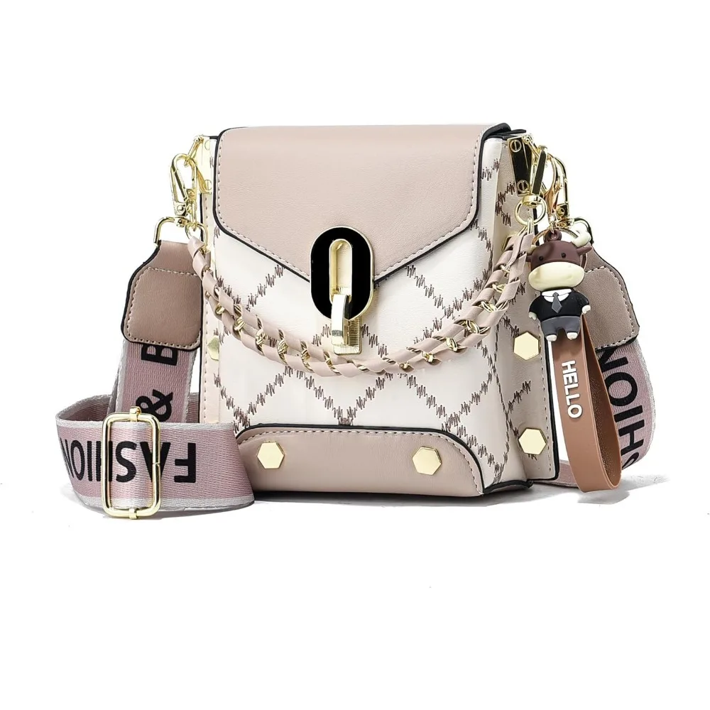 

Crossbody Bags for Women Fashion Cell Phone Purse Shoulder Handbags with Wide Strap