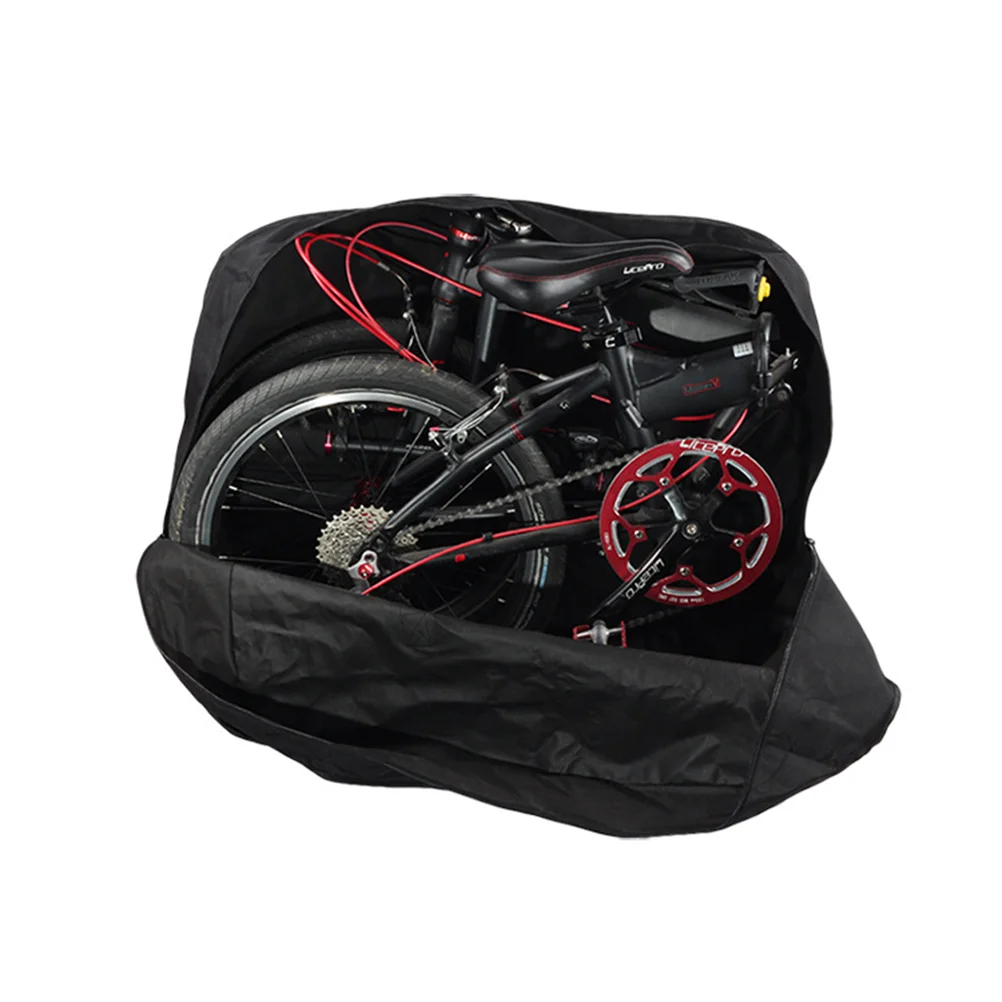 Bolsa plegable para bicicleta de 20 pulgadas, bolsa de transporte para vehículo de carga gruesa empaquetada para coche eléctrico, ligera, resistente al agua