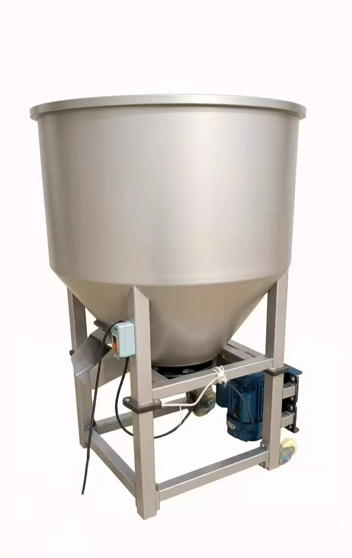 220V Stainless Steel Feed Mixer/Coating Machine/Plastic Color Mixer Pure Copper Motor New Condition Industrial Machinery