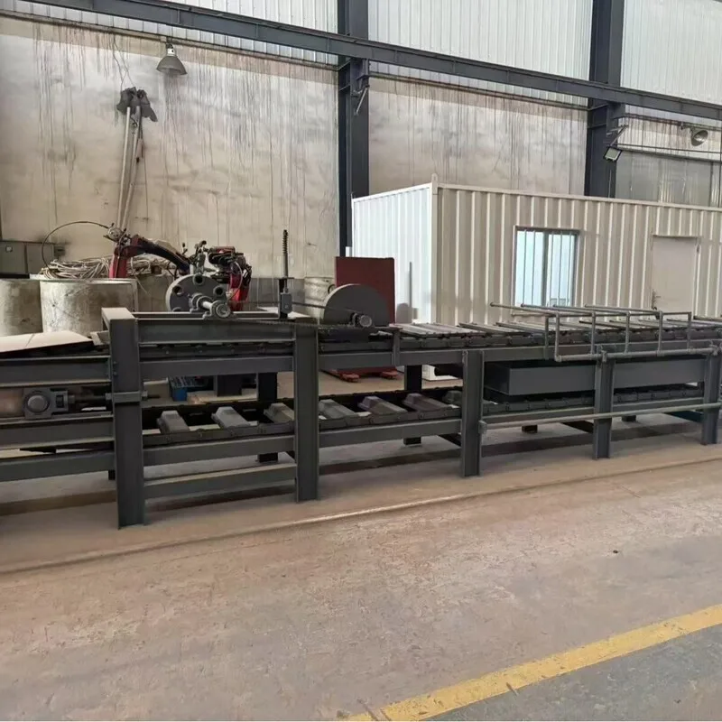 生産用電磁誘導アルミニウム溶解炉銅インゴットライン自動鋳造機