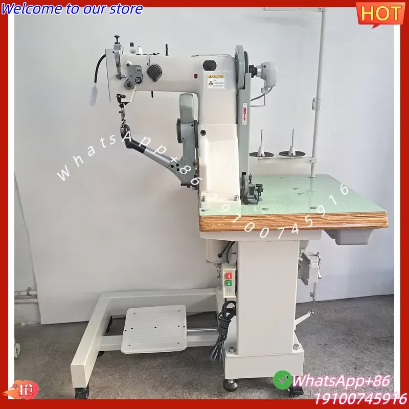 2026Hot 168 Industrial High-Speed Side Sewing Machine Feed-Driven Mechanism for Shoe Sole Stitching Heavy-Duty Post-Bed