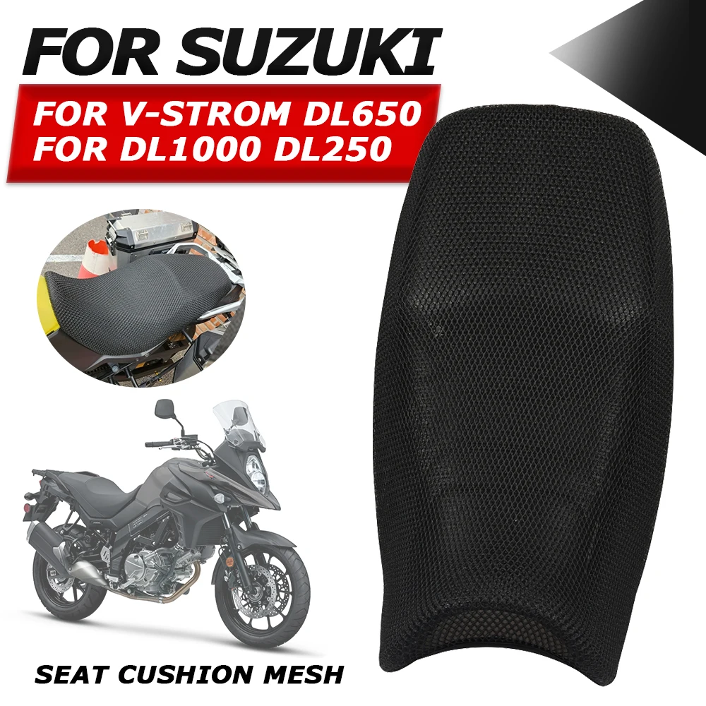 Für suzuki vstrom dl650 dl250 v-strom dl 650 xt 650xt dl 250 zubehör mesh sitz bezug schutz isolierung sitzkissen bezug