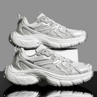 2025 High Quality New Men's Shoes Women's Shoes Summer Breathable Running Comfortable Sports Mesh Couple Dad Shoes Men's Fashion