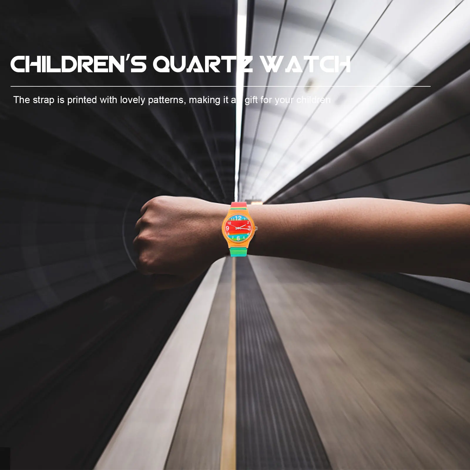 

Silicone Wrist Watch for Fashionable Student Watch Quality Buckle Easy to Wear Suitable for Various Occasions