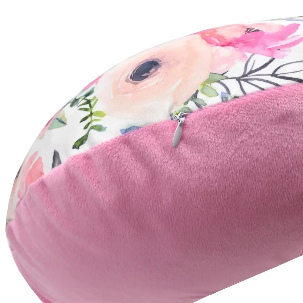 Funda de almohada elástica de lactancia para bebé, funda de almohada reemplazable, amigable con la piel, transpirable, en forma de U