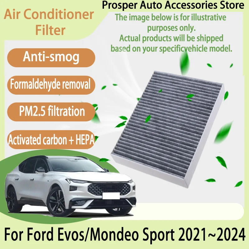 

Для Ford Evos 2021 ~ 2024 2023 22 автомобильная кабина пыльцы кондиционера фильтр кондиционера салонный фильтр с активированным углем автомобильные аксессуары
