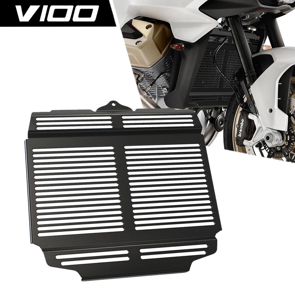 Motorcycle Radiator Grille Cover Guard Protection Protetor For MOTO-GUZZI V 100 Mandello S Moto Guzzi V100 Mandello/S 2023 2024