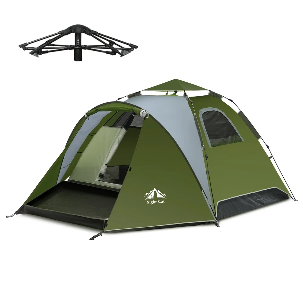 Night Cat Pop Up Tent 2-3 Persons
