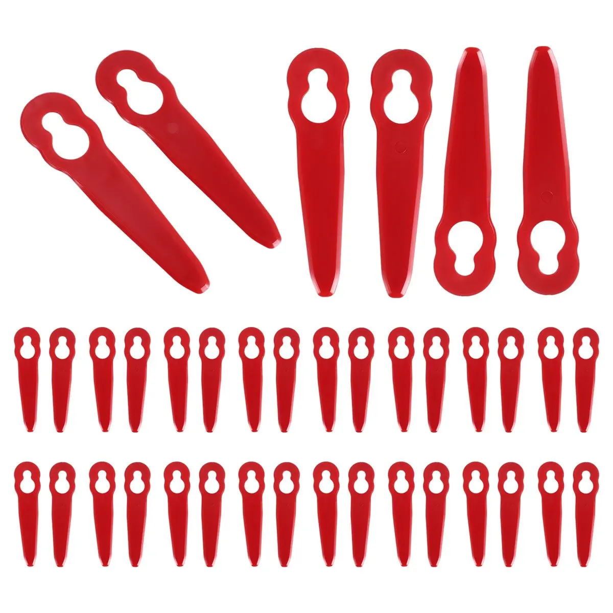 ملحقات شفرات بلاستيكية بديلة 40 قطعة لـ STIHL Polycut 2-2 FSA 45 ماكينة تشذيب العشب #2