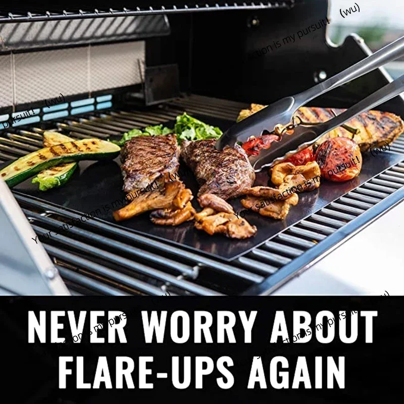 1/5/10 60 * 40 cm, non-stick barbecue baking mat, cooking utensils, heat resistant, easy to clean