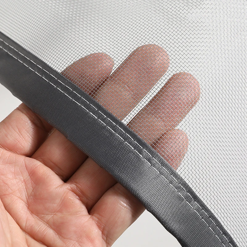 มุ้งกันยุงหน้าจอแม่เหล็กแบบใหม่มีตาข่ายที่มองไม่เห็นขนาดที่กําหนดเอง ม่านกันแมลงและแมลง รถยนต์ ประตู หน้าต่าง