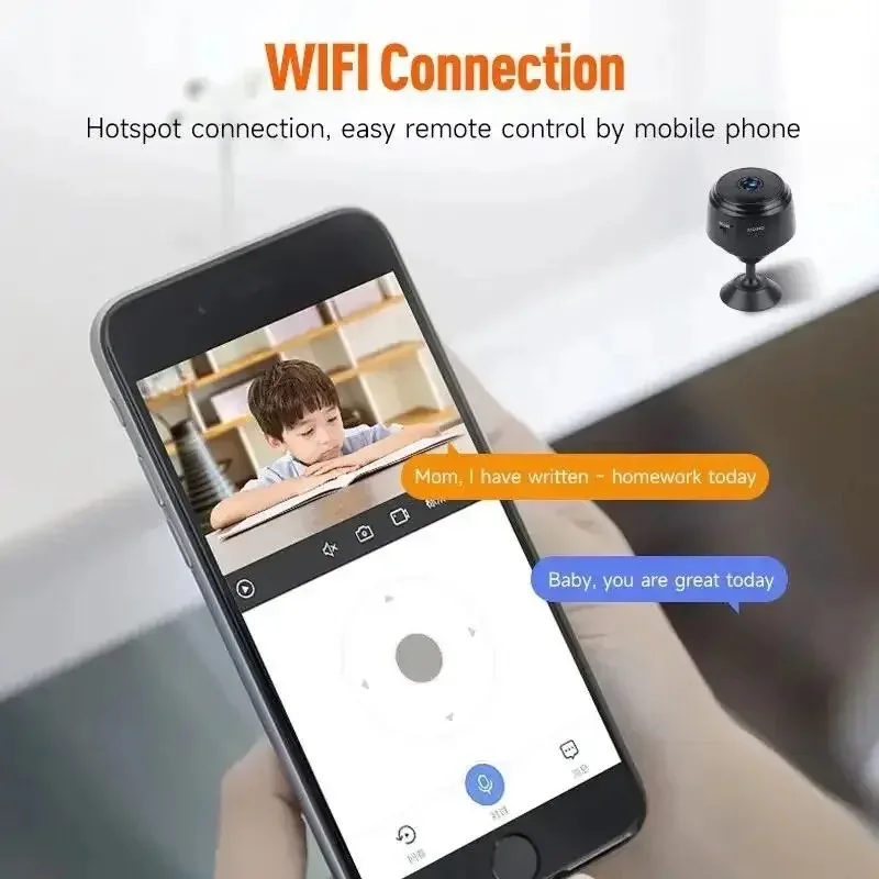 A9 Mini Camera WiFi Wireless Monitoring Security Protection 1080p HD Remote Monitor Camcorders Video Surveillance Smart Home