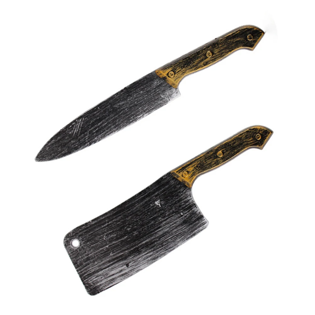 4 قطع من الدعائم البلاستيكية لقطع الهالوين وديكور أداء الرعب لمهرجان المرح ورش مزحة الدم المزيفة