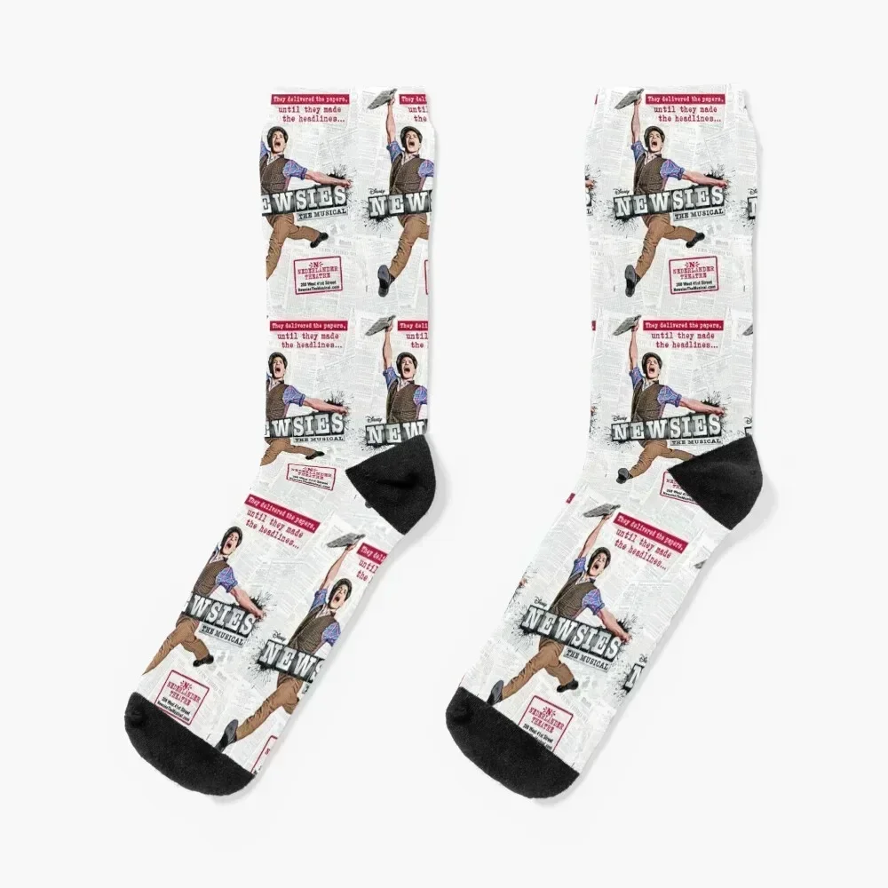 

Newsies Original Socks bright garter Heating sock luxury Novelties Socks For Women Men's