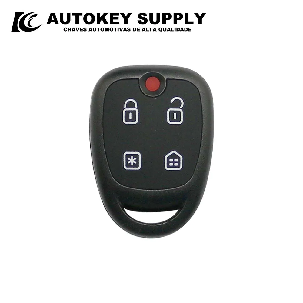 Autokeysupply AKBPCP127AT PXN48 Remote Key Alarm 4 Button System Double Program (293/300) For Brazil Positron Flex