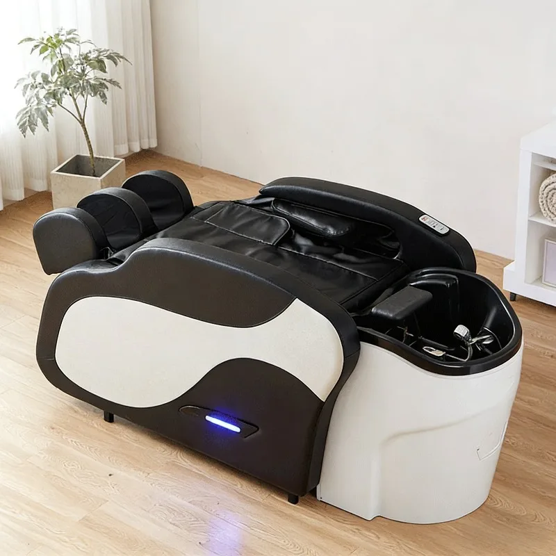 

Electric Massage Shampoo Bed Water Circulation Fumigation Head Spa Bed Intelligent Barber Salon Furniture Professional