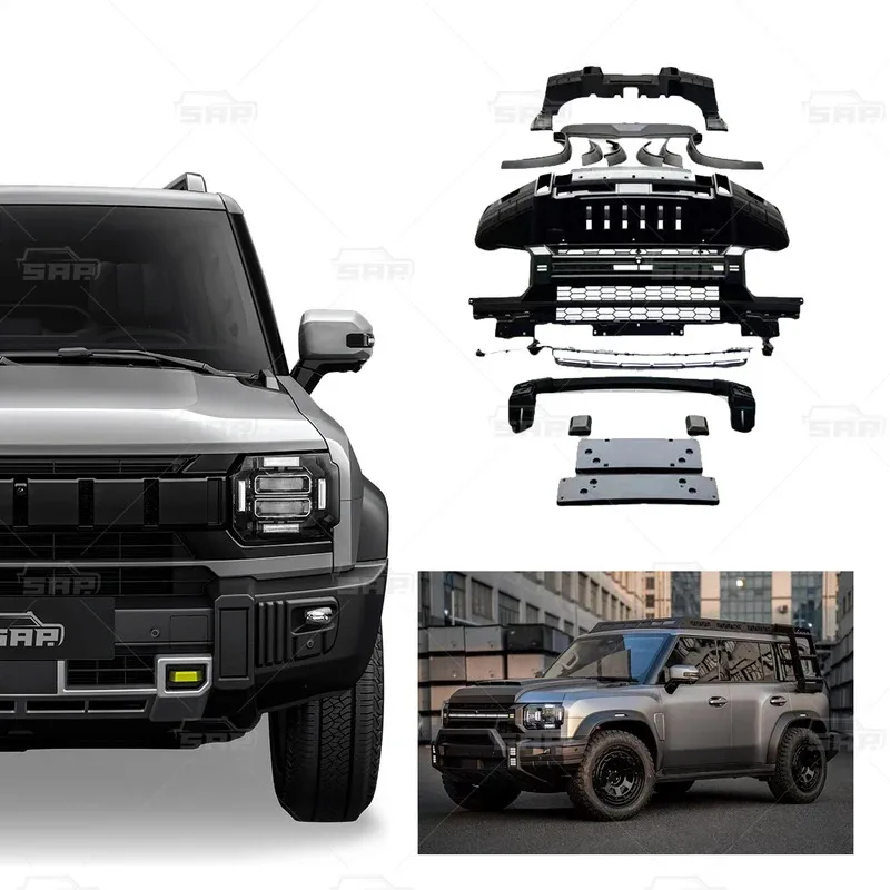 

Latest VersionShamo Auto Parts Top Fashion Upgrade Black High Quality Car Body Kit For Jetour T2