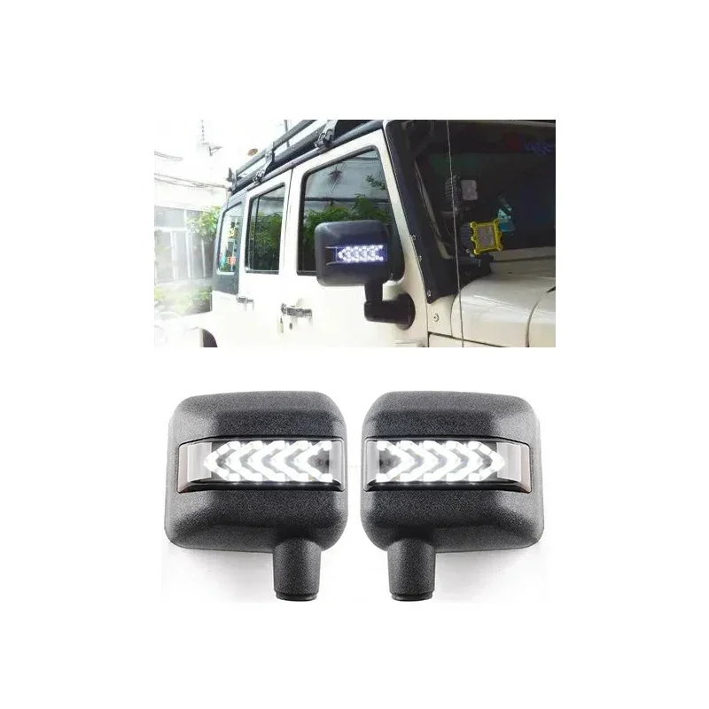 

Wrangler Jk Accessories Rearview Mirror Auxiliary Lamps Turning Mirror Lamps For Jeep Wrangle Jk