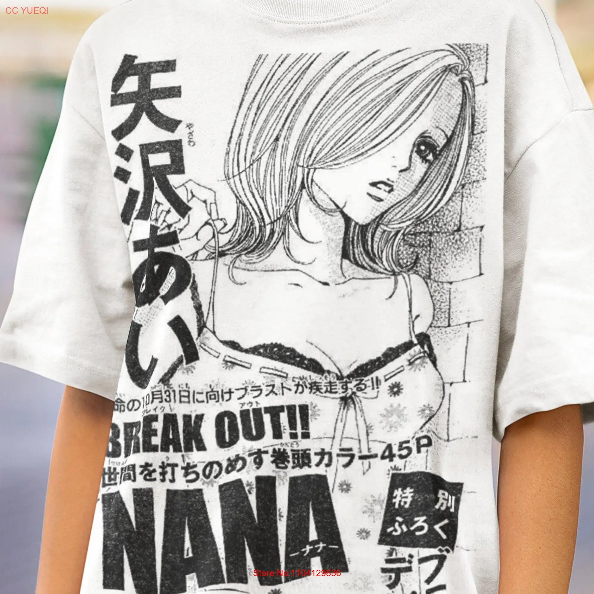 Nana Anime T Shirt Manga Lover Otaku Ropa Music Band Clothing Merch Trapnest long or short sleeves