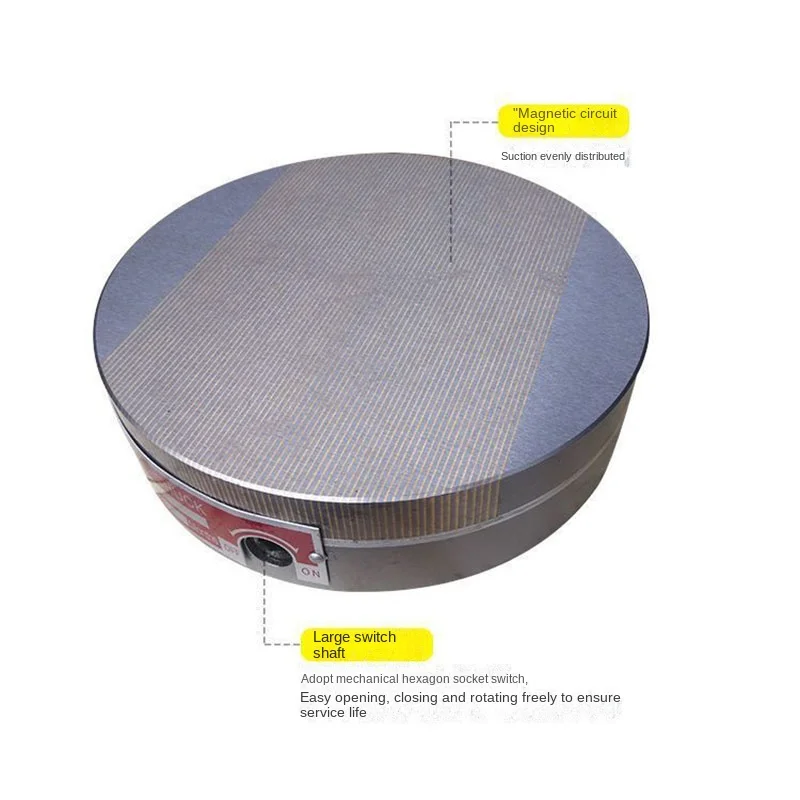 Imagem -06 - Otário de Ímã Permanente Circular Carrinho Magnético de Moagem Externo Disco Forte Pólo Externo 100 mm 0.5 Mais 1.5 mm