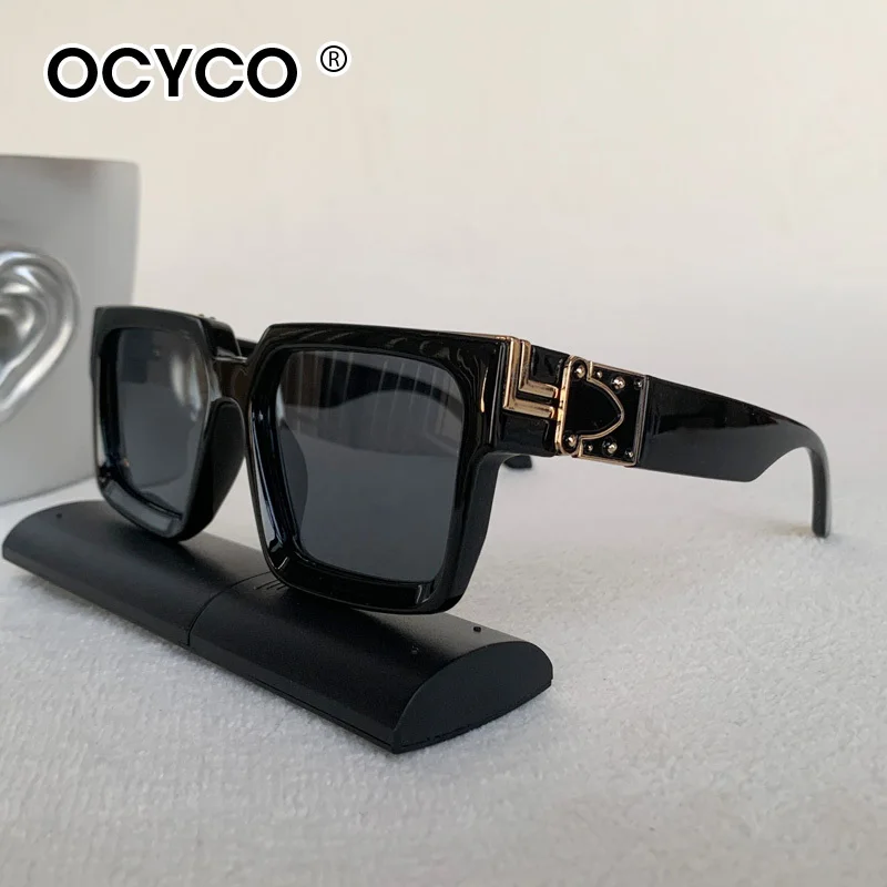 

Fashion Oversized Sunglasses Women UV400 Sun Glasses Vintage Square Eyewear Brand Designer Oculos
