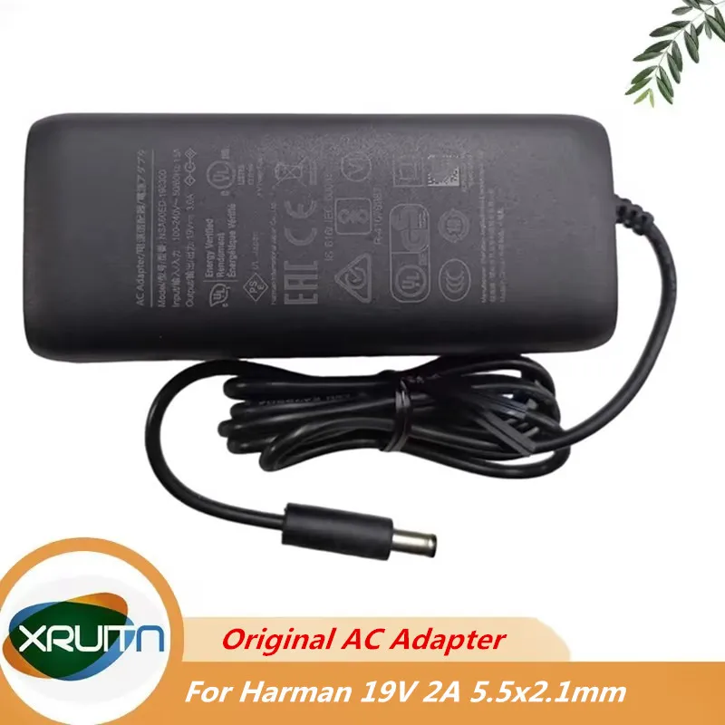 

Оригинальное зарядное устройство переменного тока NSA40ED-190200 AU38AA-00 19 В, 2 А для harman/kardon Onyx Studio 1 2 3 4 Блок питания Bluetooth-динамика