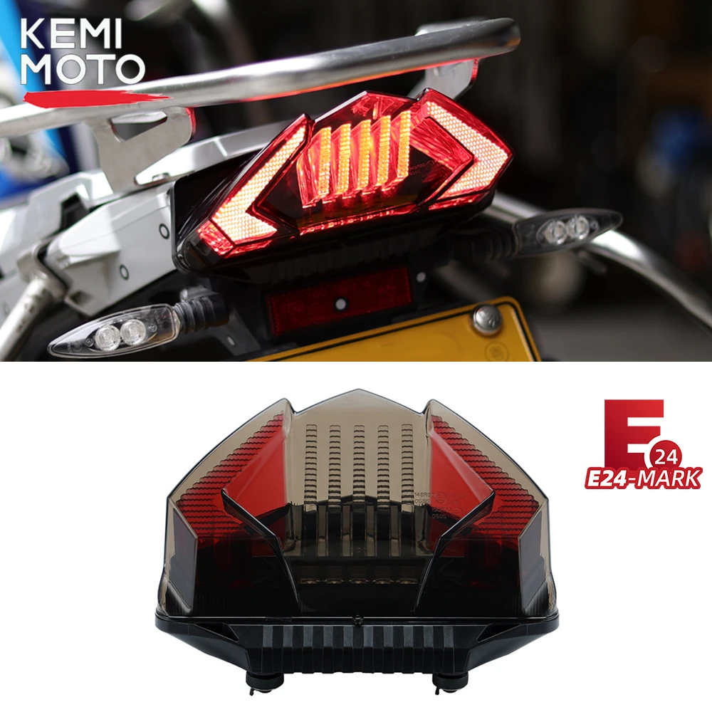 KEMIMOTO für BMW R1250GS R 1250 GS ADV R1200GS R 1200 GS Adventure E24 Motorrad LED Rückbremslichter Rücklicht Blinker