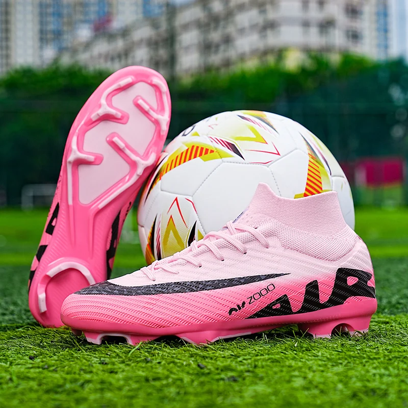 

Men Football Boots Society Outdoor Ultralight Cleats Sports Soccer Shoes Professional Tenis Comfortable Original Women Sneakers