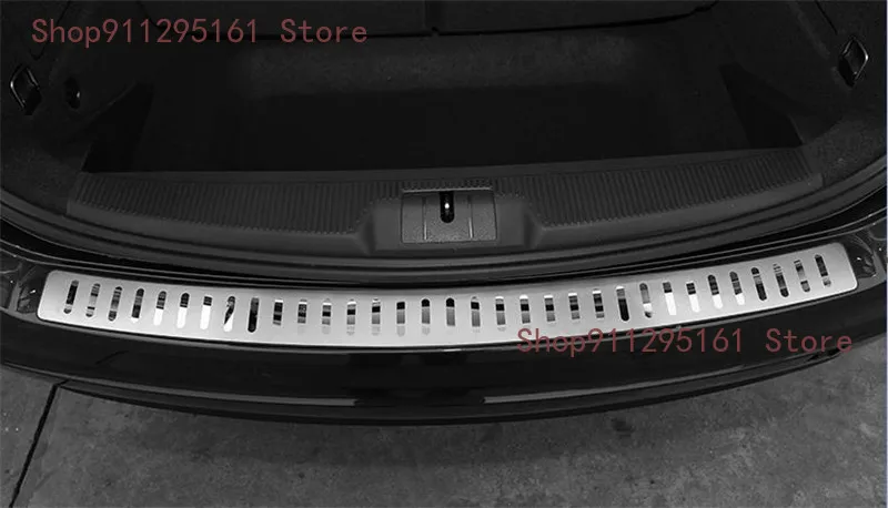 Stainless steel Exterior Ultra-thin Rear Bumper Protector Sill Trunk Tread Plate Trim For Volkswagon Sharan 2012-2019