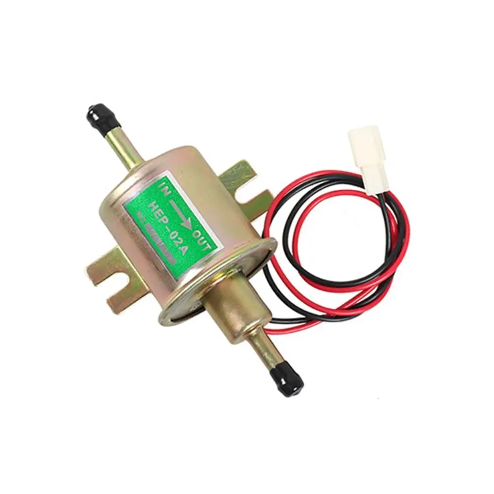 12V Electric Fuel Pump Engine Parts Durable Car Carburetor Heavy Duty Universal Electric Fuel Injection Pump