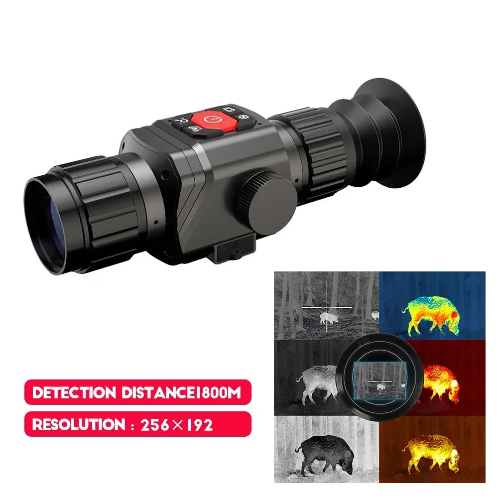 Thermal Night Vision Sight For Hunting 256X192 Thermal Scope 25 Mm 35mm Lens Night Vision Scopes For Patrolling Viewing