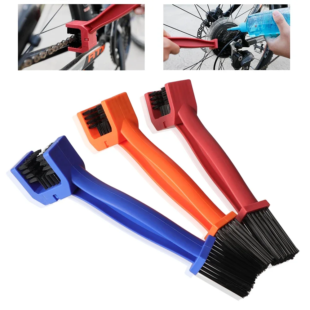 Motorcycle Road Bike Chain Clean Brush Bicycle Clean Portable Chain Cleaner Tool Kit Cycling Chain Cleaner Maintenance