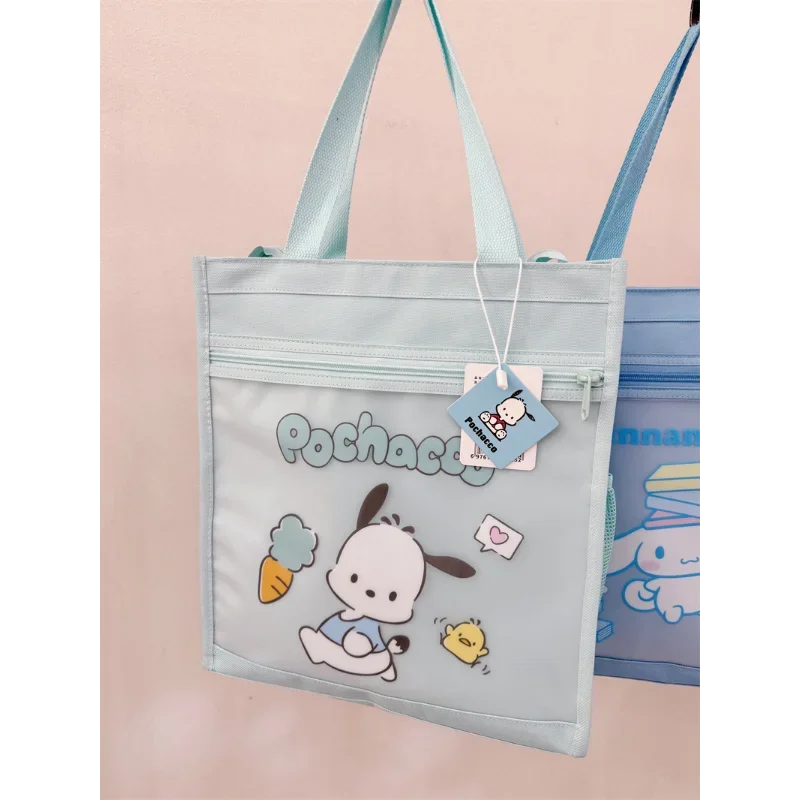 Sanrio Nieuwe Happei Hond Student Schooltas Cartoon Schattige Kinderen Grote Capaciteit Lichtgewicht Melodie Enkele Schoudertas