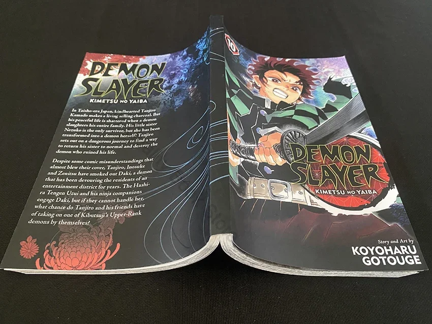 1 Book Japanese Anime Demon Slayer Kimetsu No Vol 10 Youth Manga Book English Comic Book Set