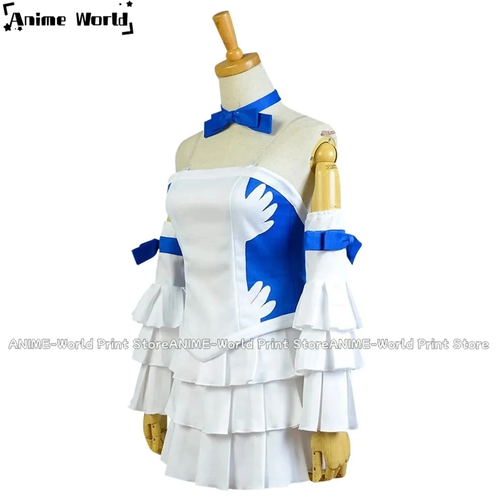 《Custom Size》Anime Juvia Lockser Cosplay Costume Any Size