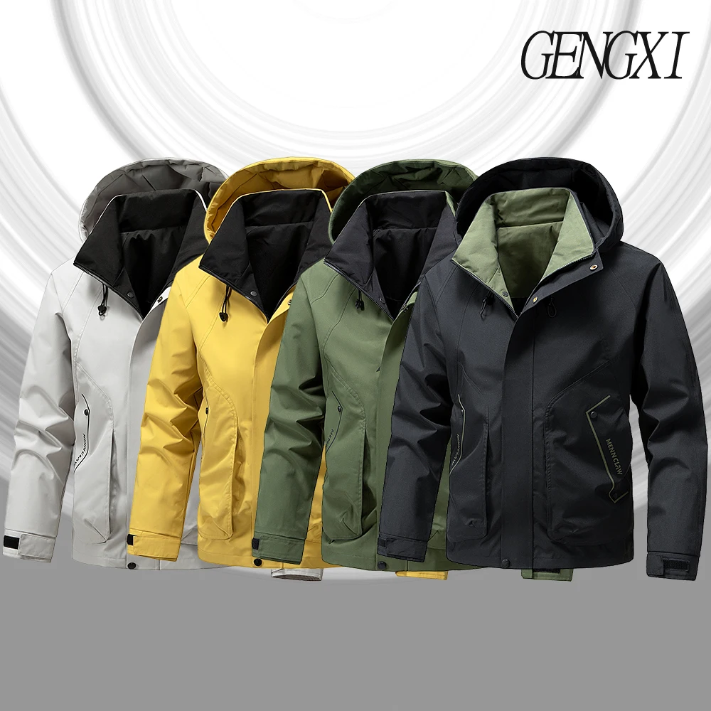 

Мужская куртка-ветровка из софтшелла, новая весенне-осенняя куртка для спецодежды, спортивная повседневная куртка для спорта на открытом воздухе, куртка с капюшоном с буквенным принтом
