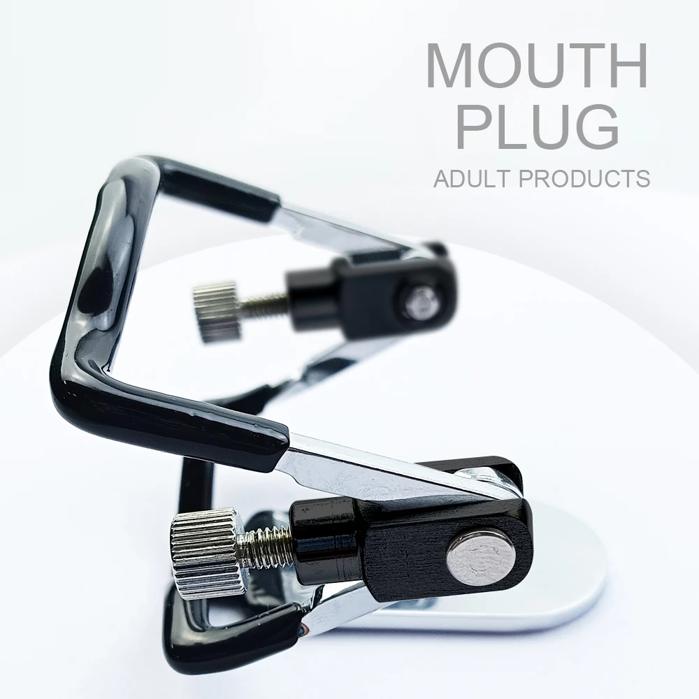 1 قطعة ، 1 مجموعة ، الأزواج الكبار الجنس لعب يمكن تعديل الفم المكونات العبد الحلق العميق الفم المكونات القيود عن طريق الفم الجنس المكونات القيود