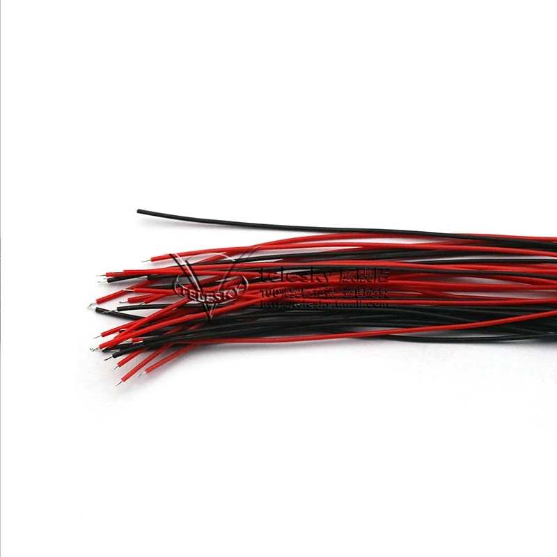 20 Pieces Double-head Tinned 26 # Wire Length 20CM Connecting Wire Jumper Welding Wire Red/black