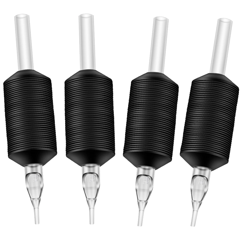 5-20PCS 25mm Sterilized Disposable Tattoo Grips 3R 5R 7R 9R 11R Size Silicone Clear Tattoo Tubes Grip for Tattoo Needles Grip